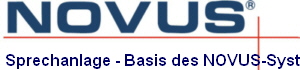 Sprechanlage - Basis des NOVUS-Systems